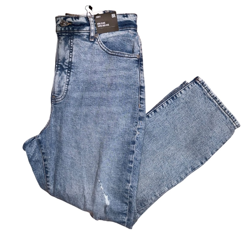 NWT Express MomJeans Super High Rise Denim Jeans